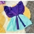 Vestido Infantil Ariel, Pequena Sereia Temático Mesversário Personagens Roupa De Bebe Pequena Sereia Romper Vestidinho - Makarios Moda infantil