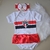 Imagem do Body bebe Temático mesversario Time, São Paulo, Palmeiras, Corinthians Body De Time Meninas Saia Infantil Bori Bory Body