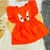 Vestido Infantil Mesversario Tematico Influencer Personagens Roupa De Bebe Romper de bebe Roupa de bebe Minnie, Princesas, Masha Monica - Makarios Moda infantil