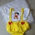Imagem do Vestido Magali Infantil Temático Mesversário Magali Roupa De Bebe Turma da Monica, Magali Baby Romper Body Vestidinho