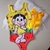 Body Infantil Magali Regata e Maio Turma Da Monica Menina Criança Festa Fantasia Bodys Bore Bori Bory Bodi Meninas - Makarios Moda infantil