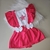 Vestido Infantil Barbie Temático Mesversário Personagens Roupa De Bebe Barbie Romper Jardineira Body Vestidinho Bebê - Makarios Moda infantil