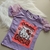 Imagem do Blusa Meninas Blusinhas Infantil com Estampa na Frente Camiseta Manga Tule Verão Moda Bloguerinha Mini Diva Lançamento