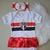 Body bebe Temático mesversario Time, São Paulo, Palmeiras, Corinthians Body De Time Meninas Saia Infantil Bori Bory Body