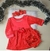 Vestido Infantil Vermelho, Branco Com Renda Roupa De Bebe Body Vestidinho Vermelho Vestidinho Branco Batizado Festa - comprar online