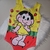 Body Infantil Divertidamente Maio Galinha Pintadinha, Pepa Pig, Casa Magica da Gaby, Magali, Bolofofo, Minnie, Maria Cla