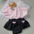 Romper/ Vestido Rosa Pink Body Mesversário Princesa Menina Temático Lookinho Festa Para Meninas - Makarios Moda infantil