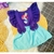 Vestido Infantil Mesversario Tematico Influencer Personagens Roupa De Bebe Romper de bebe Roupa de bebe Minnie, Princesas, Masha Monica