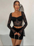 Blusa importada de encaje negro - comprar online