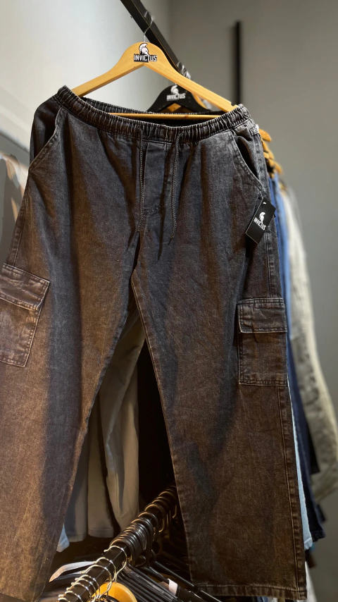 Calça Cargo Jeans Original MD Jeans