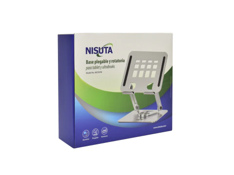 Base Plegable y Rotatorio para Tablet y Ultrabooks Nisuta