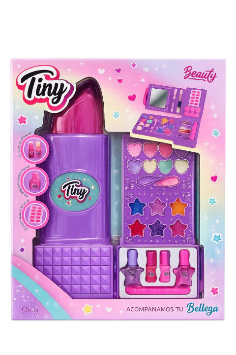 Set Maquillaje Tiny Valija De Pintalabios