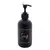 Porta Sabonete Líquido de Vidro Fosco com Pump de Plástico Preto 250ml - comprar online