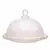 QUEIJEIRA DE CRISTAL DE CHUMBO MARTELADO BORDA DOURADA C/TAMPA PETRA 19,5cm x 13cm - comprar online