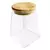 POTE DE VIDRO BOROSSILICATO SCALENE TAMPA BAMBU 550ml na internet