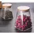 POTE DE VIDRO BOROSSILICATO SCALENE TAMPA BAMBU 550ml