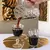 Jarra Vidro Diamond com Fio de Ouro Cristal 1L - Essenciale Decor | Decorações Essenciais
