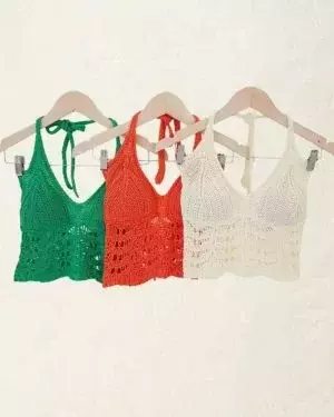 Blusa Frente única Tricot