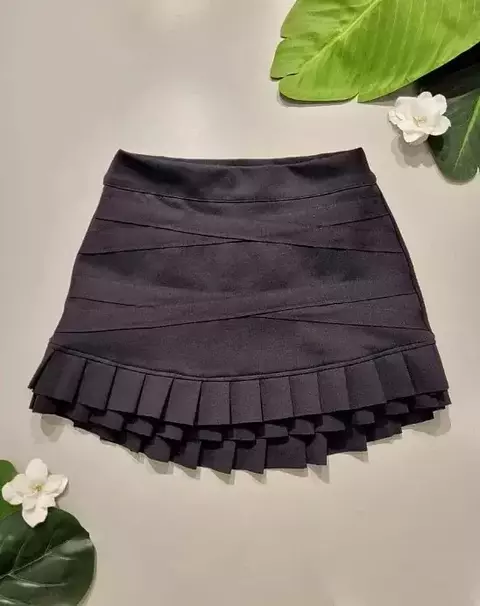 Saia Plissada Ami Roma - comprar online