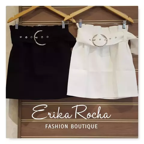 Saia com Cinto Fivela