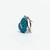 Charm Corazon azul turquesa con llave en internet