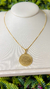 colar oração de pai nosso banhado a ouro 18k - comprar online