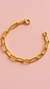 pulseira infantil cheguei para arrasar banhado a ouro 18k