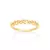 ANEL SKINNY CORAÇÕES BANHADO A OURO 18K COM ZIRCÔNIAS
