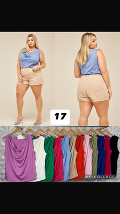 Kit 2 Blusas Plus Size 44/52 na internet
