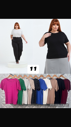 Kit 2 Blusas Plus Size 44/52
