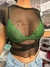 Cropped de tule