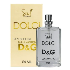 Dolci Colônia Feminina 50Ml Soul Cosméticos
