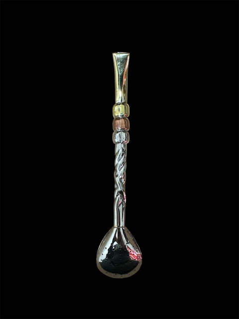 Bombillon cincelado con anillos