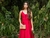Vestido Vermelho saia godê esvoaçante - loja online