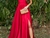 Vestido Vermelho saia godê esvoaçante - SILVIA FURLANETTO