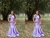 Vestido Lavanda de modelagem sereia , com recortes pelo corpo onde conclui uma bela modelagem! - SILVIA FURLANETTO