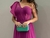 Vestido Fuscia todo em tule italiano, possui max laço removível!