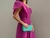 Vestido Fuscia todo em tule italiano, possui max laço removível! - comprar online