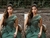 Vestido Verde Oliva moda mineira, ombro único e bordado com vidrilhos e canutilhos ! - SILVIA FURLANETTO