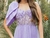 Vestido Lavanda ombro com laço delicado - comprar online