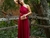 Vestido Fluido Marsala pequeno laço na cintura - SILVIA FURLANETTO