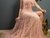 Vestido com Decote todo trabahado e com fenda lateral - comprar online