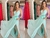 Vestido Verde Menta com Decote e Alças finas na internet