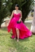 Vestido Pink Sem alça fluido - comprar online