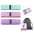 Kit 3 Faixas Elásticas de Resistência Exercício Musculação Fitness Hip Resistance Bands - Red artigos esportivos