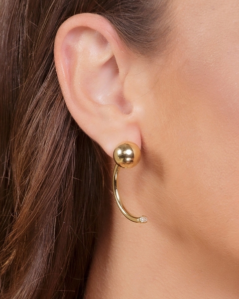 Brinco Ear Jacket Esfera