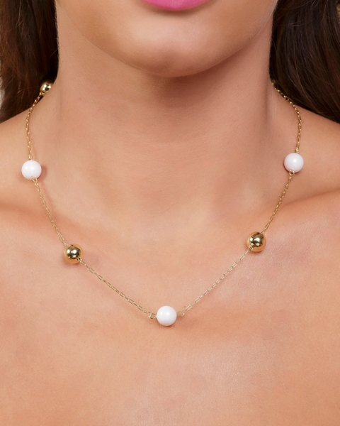 Colar Pérola Esfera