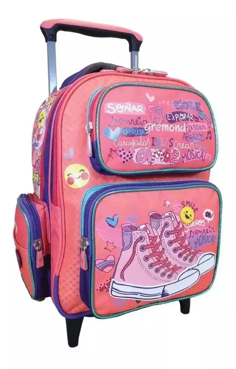 Mochila Gremond 26 litros modelo Zapatilla Rosa Reforzada