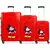 Set de Valija CROSSOVER Disney Mickey Classic Rojo