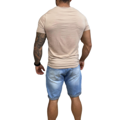 Camiseta Slim Cotton light Vap nude escuro - comprar online